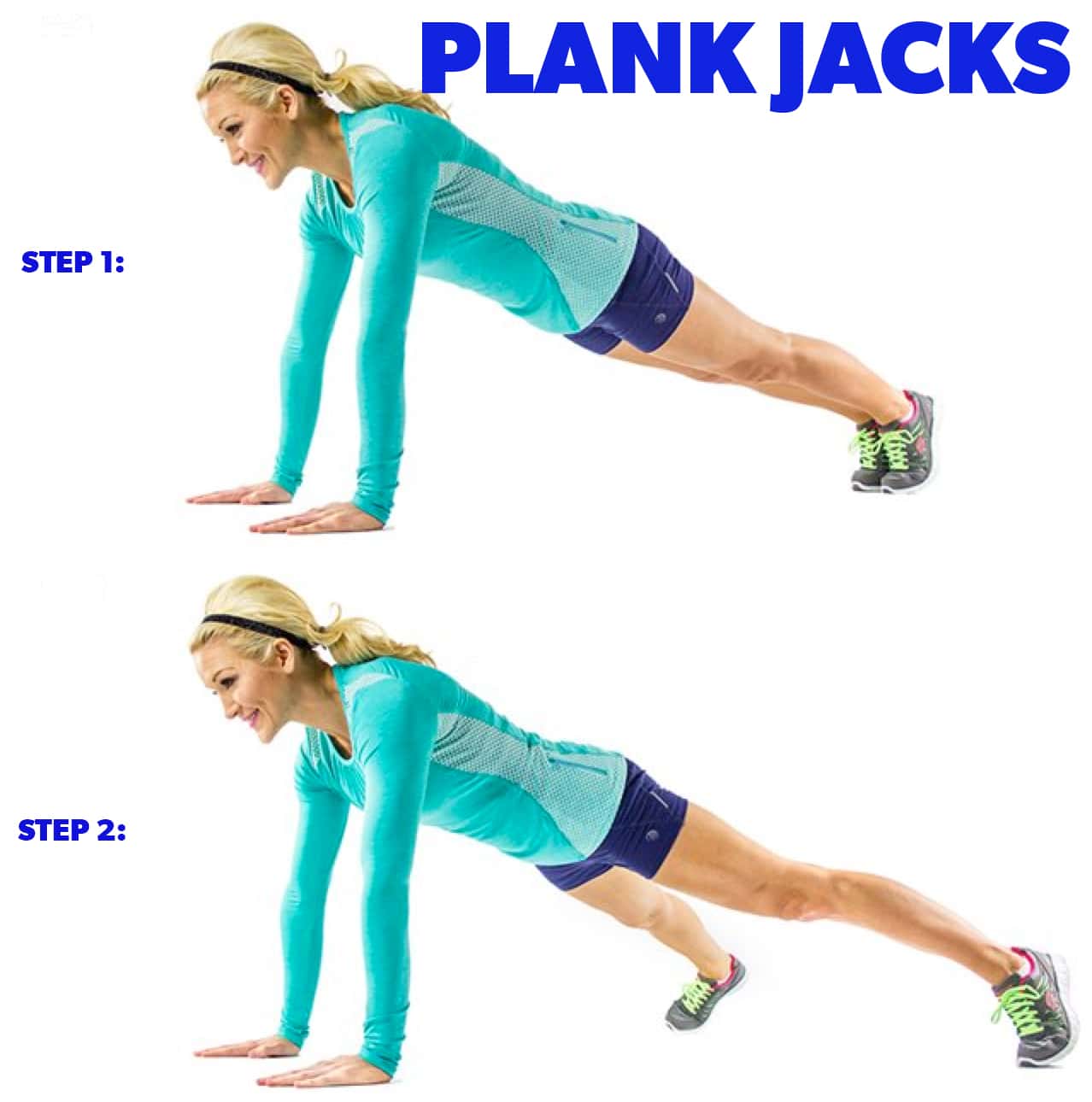 Plank-jacks