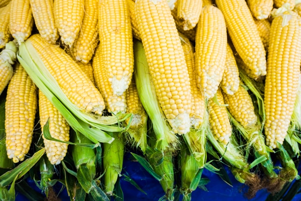I really love using fresh corn this time of year - and especially using it raw.