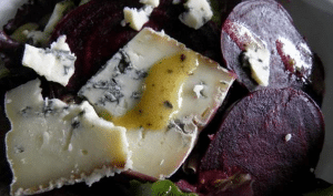 beets and blue cheese