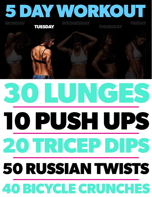 5-day-workout-Tuesday-infographic