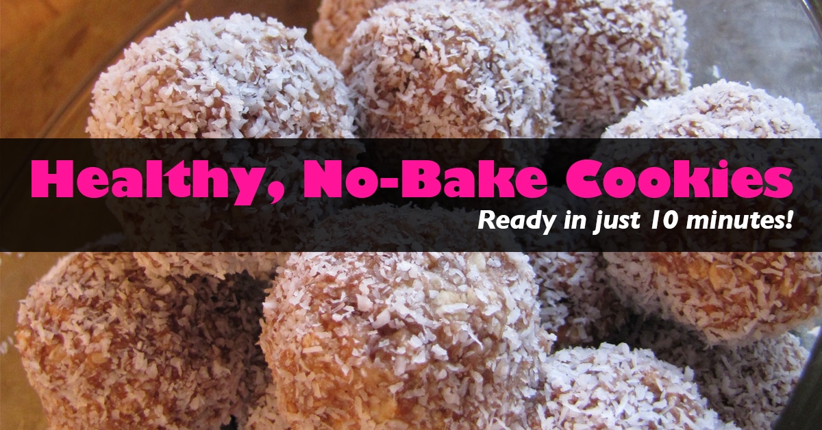 4-Ingredient Healthy No-Bake Cookies- Ready in Ten Minutes! - Eat Fit Fuel