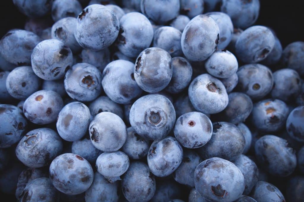 Close up of blueberries which included in the round up of foods to Eat to Fight Inflammation