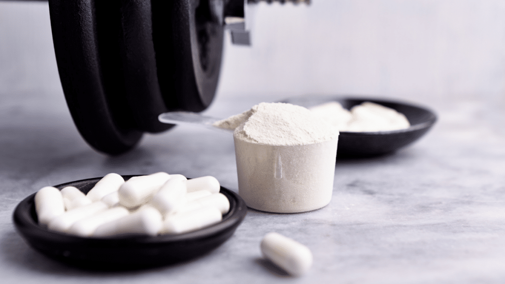 creatine supplements and free weights - does creatine help you lose weight