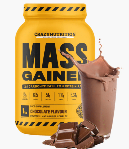 Crazy Nutrition Mass Gainer - Protein Supplement for weight gain