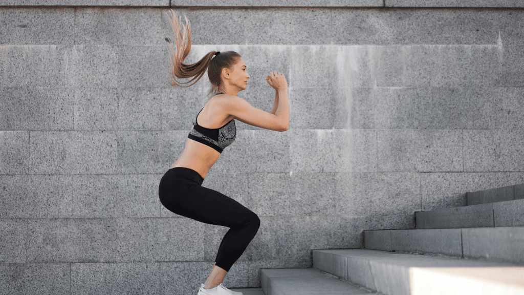 How To Do Plank, Squat and Jump - HIIT leg and glute workout