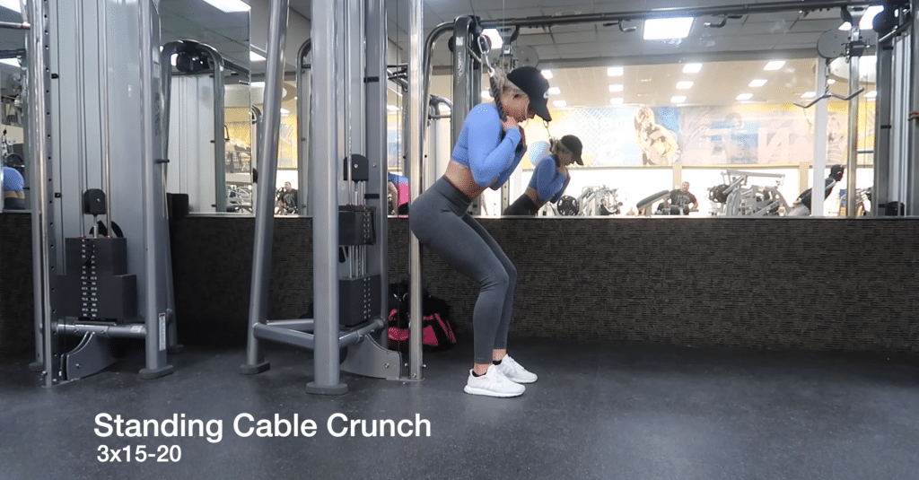 Standing Cable Crunch - Best Cable Machine Abs Workout