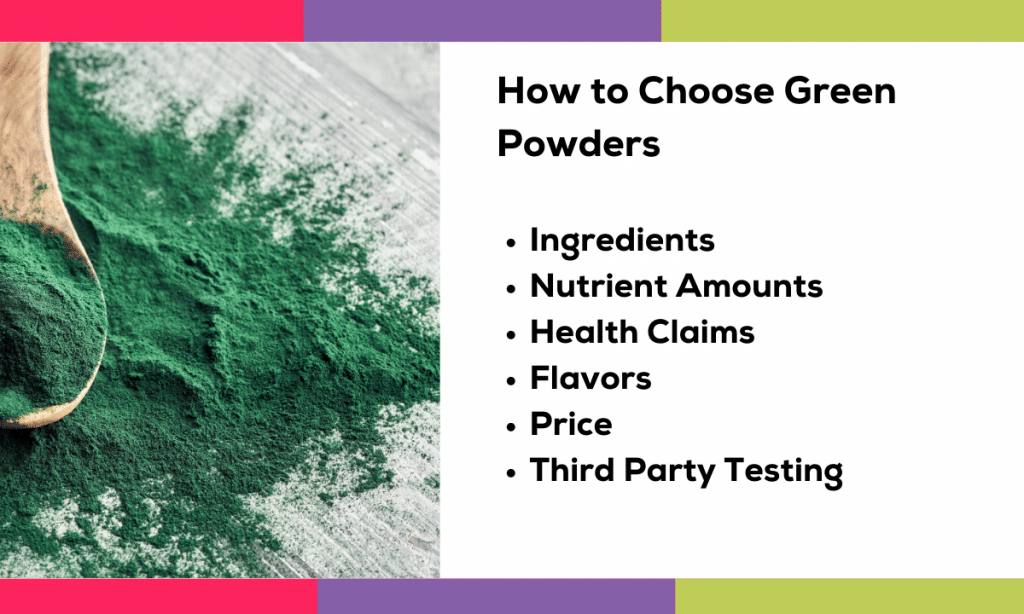 How to Choose Green Powders