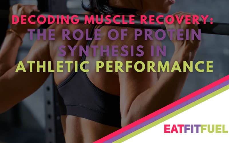 Muscle Recovery The Role of Protein Synthesis in Athletic Performance